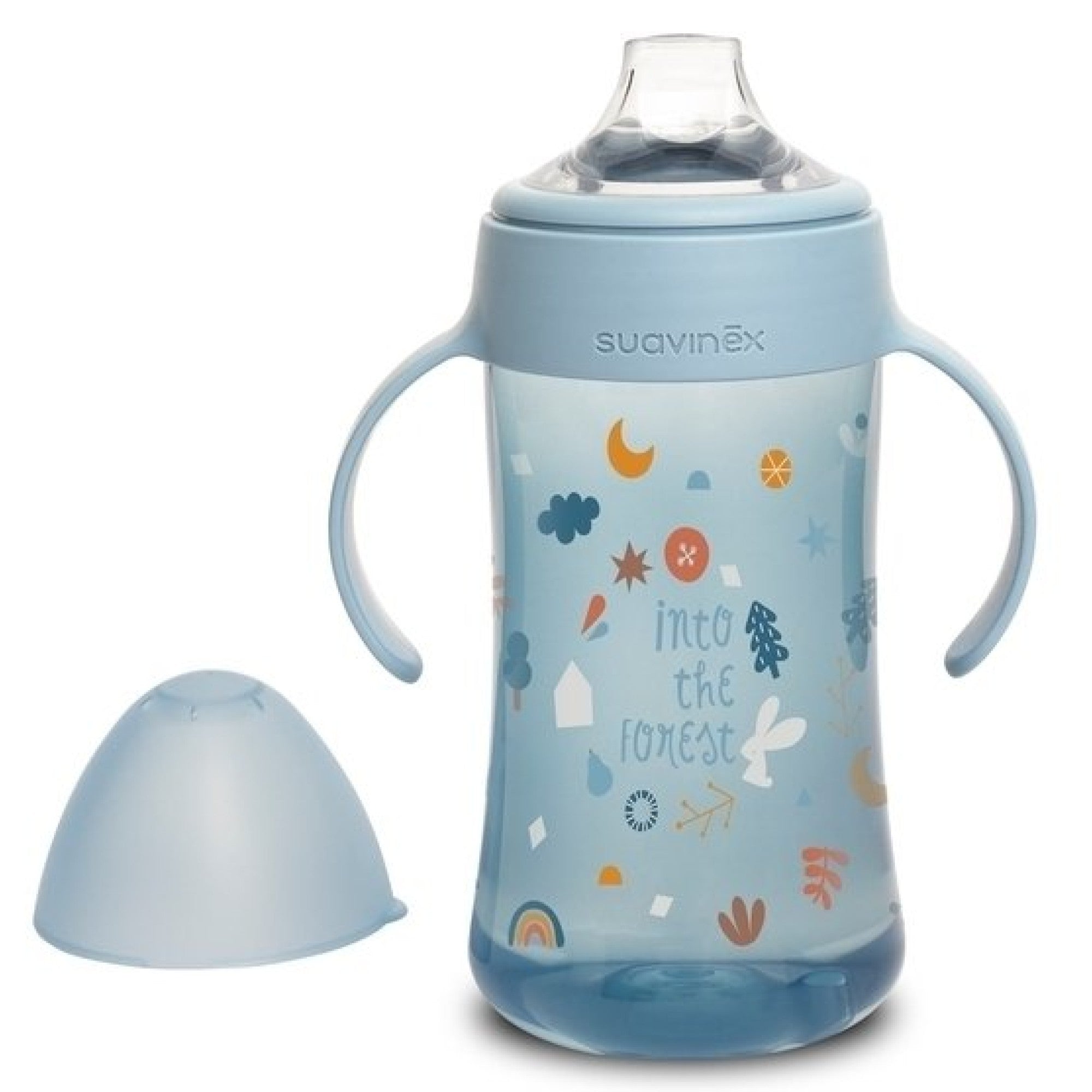 Cana 270 ml | manere si mustiuc din silicon | +4m | Forest